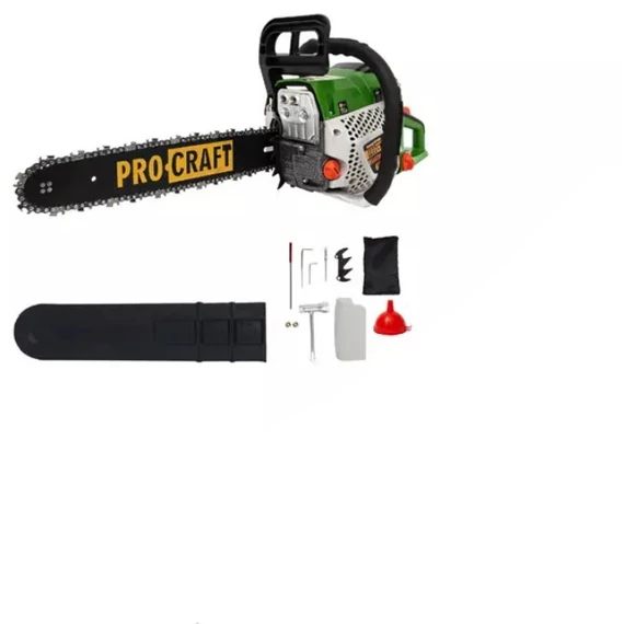 Procraft GS-52T Motosega a Scoppio – 4,2 HP, Lama e Catena da 40 cm – Modello GS-52T