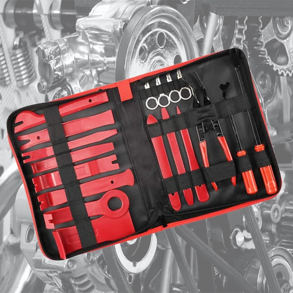 Haina Kit leva clip e smontaggio rivestimenti – 19 pezzi – HA-1497
