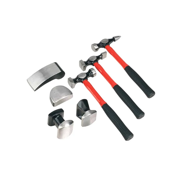Set di attrezzi per raddrizzatura carrozzeria Haina 7 pezzi HA-6010