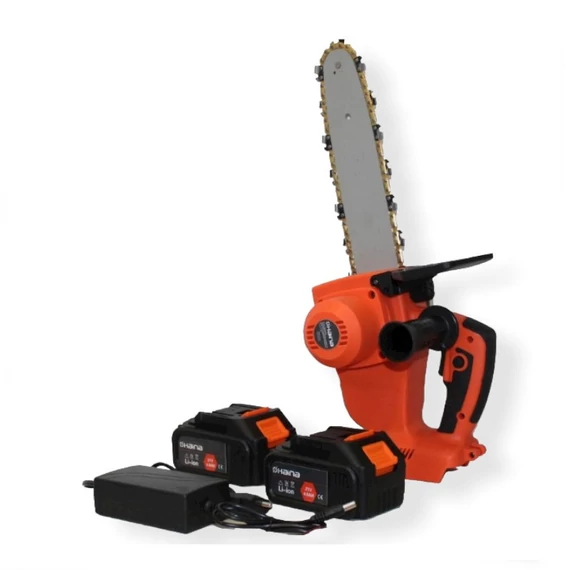 Motosega a batteria Haina HM-6792, 21V, 30 cm, con 2 batterie e caricatore