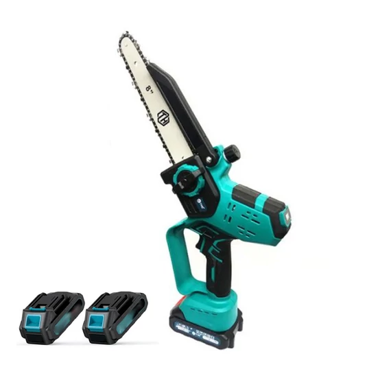 Motosega a batteria THO, 36V, con 2 batterie