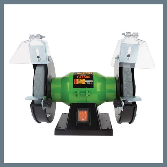 Levigatrice da banco a doppio disco PROCRAFT PAE600, 150 W
