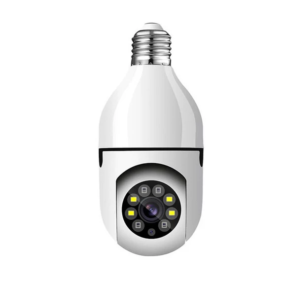 Telecamera IP PTZ WiFi a Forma di Lampadina – CCTV con Attacco E27