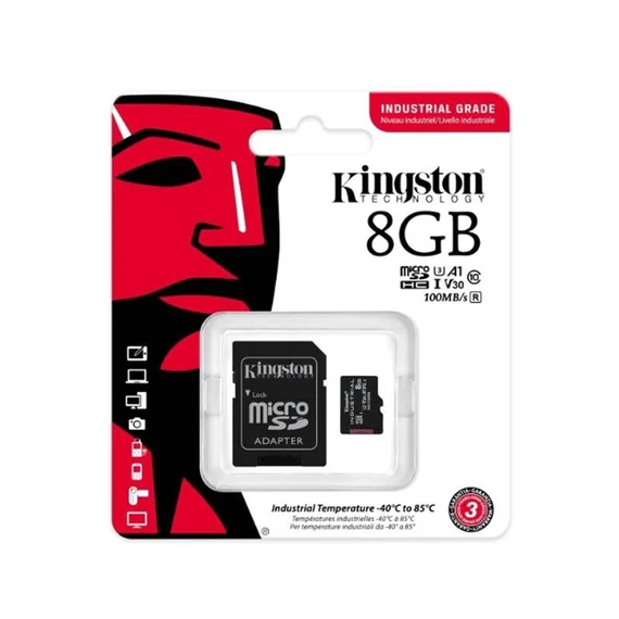 Scheda di memoria Kingston microSD 8GB + lettore SDCIT2