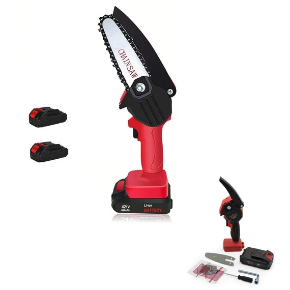 Mini motosega Worthair con 2 batterie