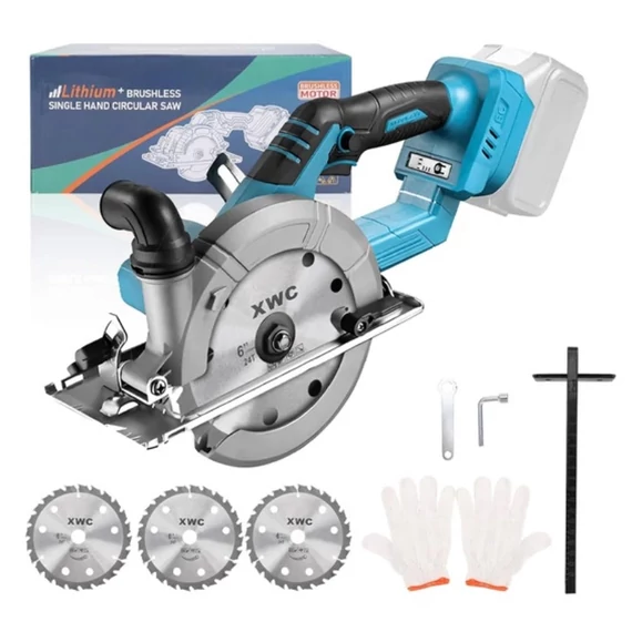 Mini sega circolare a batteria 18V – 1500W Brushless – Modello XWC3 (compatibile Makita)