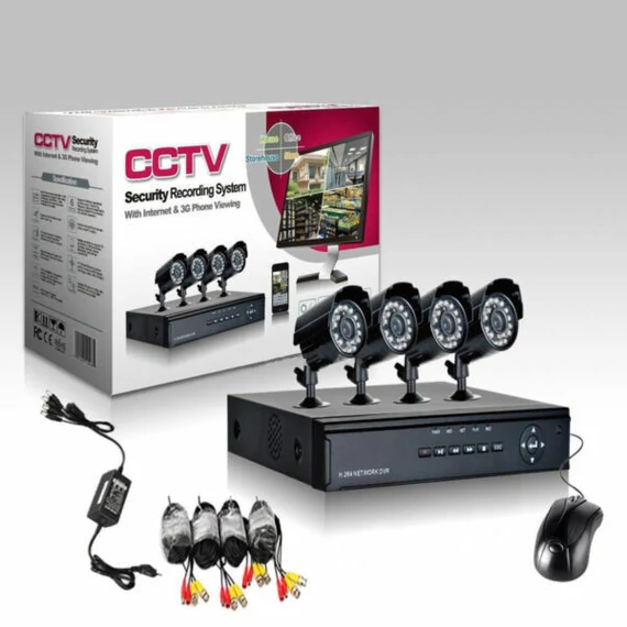 Sistema di videosorveglianza CCTV con 4 telecamere