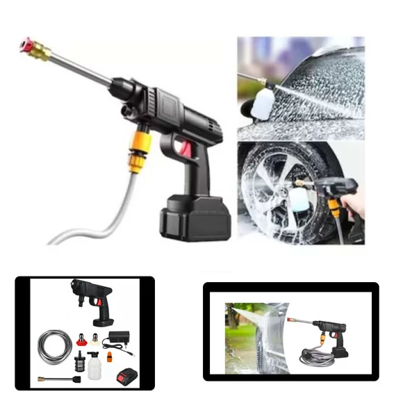 Idropulitrice portatile ad alta pressione a batteria Nico – Set completo holm1066