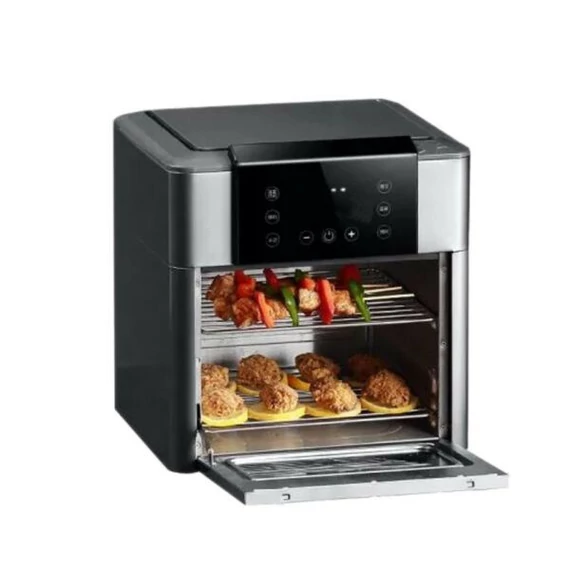 NewLine XXL 12 Litri Forno a convezione con display digitale grigio-holm6856