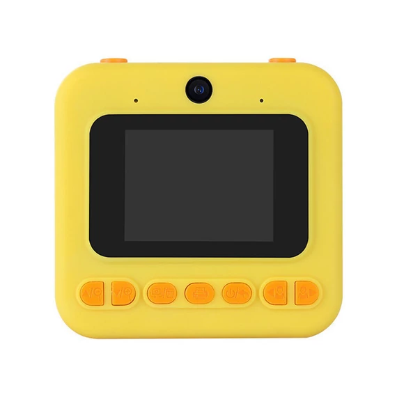 Fotocamera per Bambini con Stampante Integrata – Gialla | Modello holm6916
