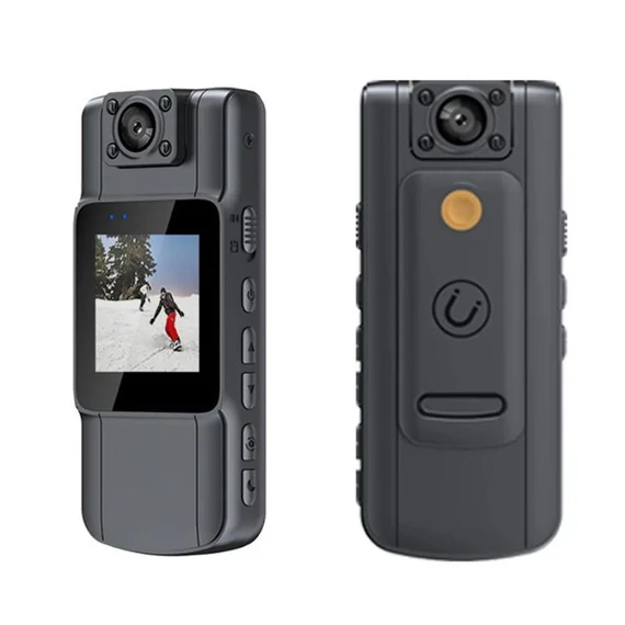 Mini Telecamera HD con Schermo IPS e Obiettivo Orientabile a 180° | Modello: holm7402