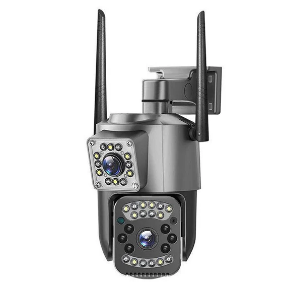 Telecamera IP 2K con Doppio Obiettivo, Zoom 10X e Visione Notturna – Modello holm8446