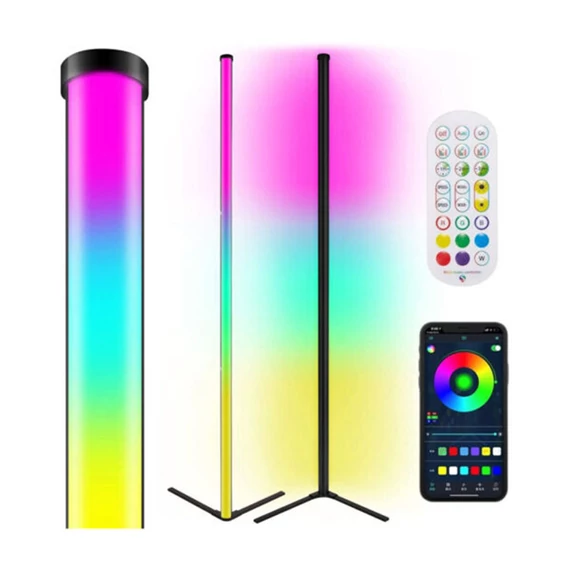 Lampada da terra ad angolo controllata da app – Bluetooth HOLM9626