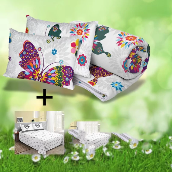 Set piumone primaverile con REGALO: set copripiumino 3 pezzi